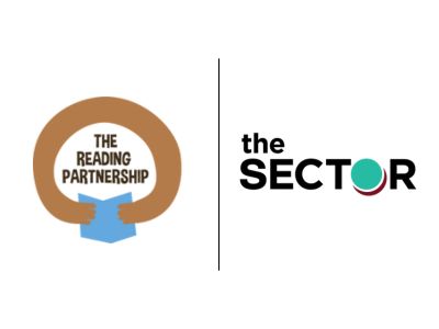 The reading partnership and the sector logos create a partnership